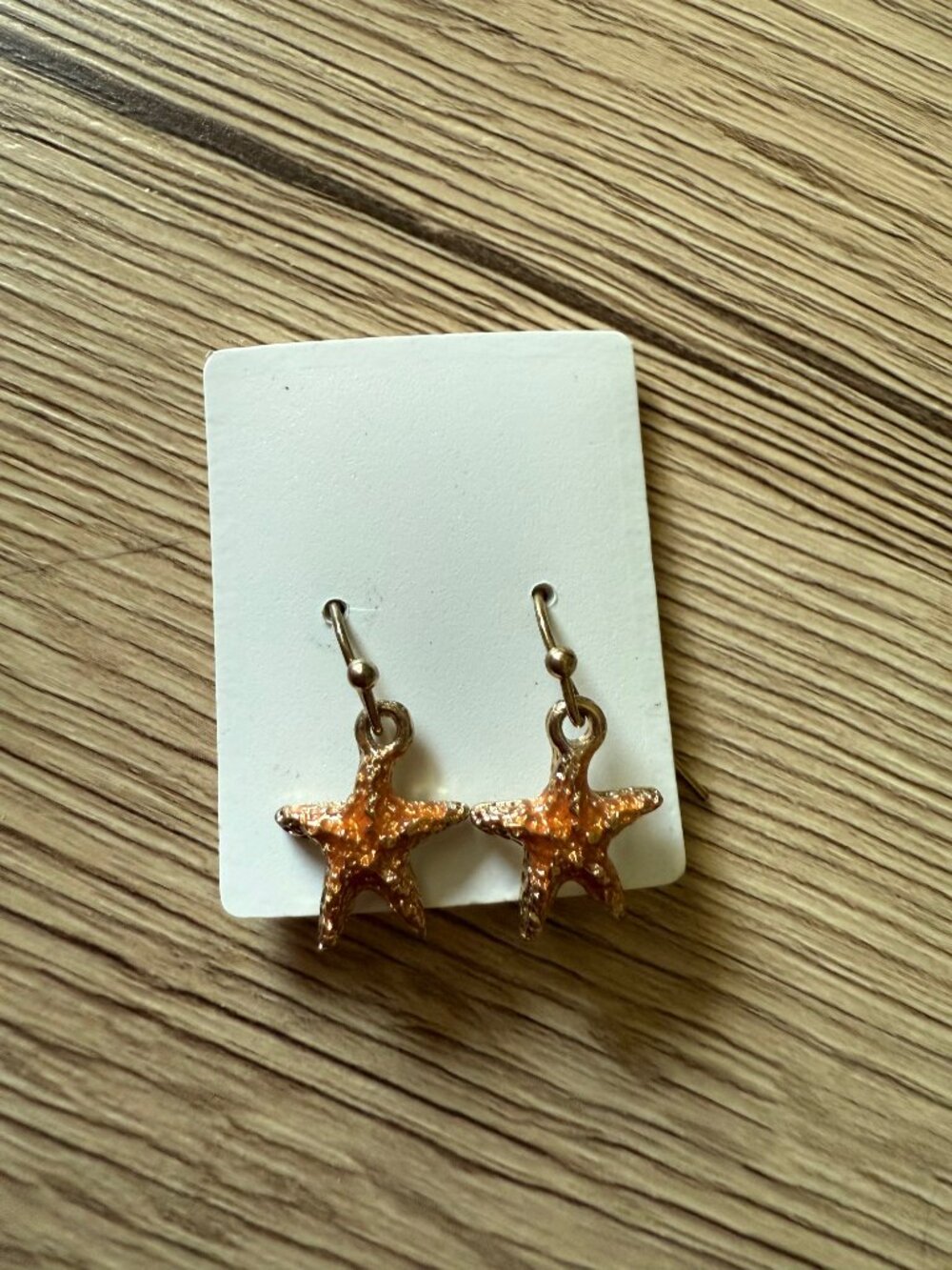 Gold Starfish Earrings